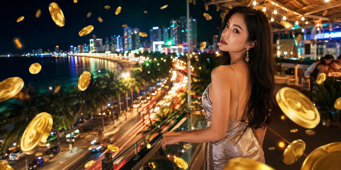 Không khí cá cược thể thao sôi động tại bãi biển Nha Trang về đêm
